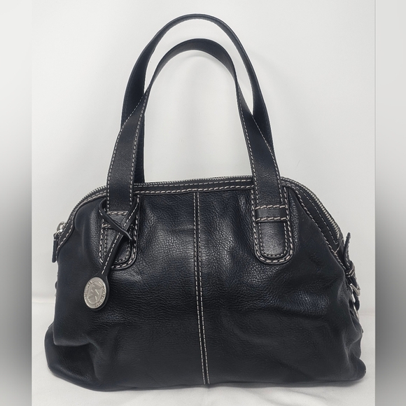 Michael Kors Hudson Large Black Pebbled Leather Shoulder Bag Satchel NWT $398 - Picture 1 of 16